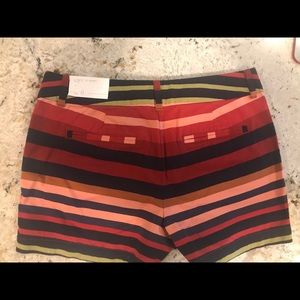 Loft outlet striped shorts